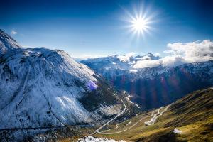 View over the Furka Pass